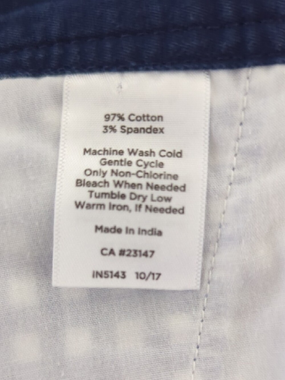 Talbots Blue and White Gingham Women’s Shorts Size 10 - Picture 3 of 7